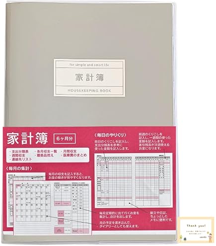 Amazon.co.jp: エムプラン キュービックス 家計簿 かんたん家計簿